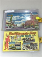 2 Vintage Las Vegas Nevada Silver Ore Postcards