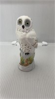 Rare Crown Shaffordshire Snowy Owl Figurine Signed