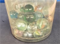 Jar of Approx.30 Large Marbles