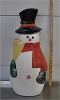 Snowman blow mold,  32" tall, tested