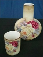 Box-Vintage Nippon Hand Painted Porcelain Carafe