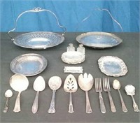 Box-Nickel Silver/Silver Plate/Silver Color Dishes