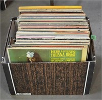 Lot of vinyl record albums