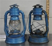 Dietz Air Pilot lanterns, 1 has no glass