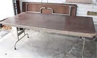 Two 6' Wooden Fold Up Tables