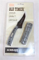 Old Timer Schrade & Light (new in package)