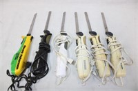 5 B&D Electric Knives & 1 Electric Fisherman Knife