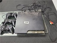 Playstation PS3 Game Console w/ 3 controls