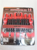 Sedy 18pc. Screwdriver Set (new in package)