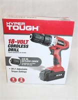 Hyper Tough 18V Cordless Drill (new in box)