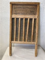 ANTIQUE 24 X 12 NATIONAL WASHBOARD COMPANY