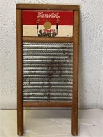 ANTIQUE CAMPBELL SOUP WASHBOARD 18 X 9