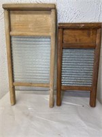 ANTIQUE WASHBOARDS 18 INCH AND 15 INCH