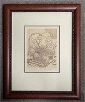 VINTAGE FRAMED SIGNED LIMITED EDITION REAL