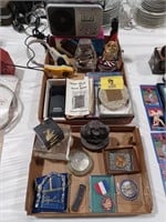 MILITARY PAPERWEIGHTS, NEWER MILITARY MEDALS,