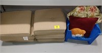 LARGE GROUP OF OUTDOOR SEAT CUSHIONS