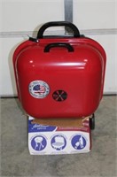 Americana Walk-A-Bout Portable Charcoal Grill--new