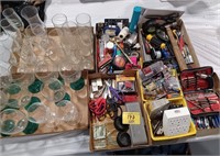 LARGE GROUP OF HARDWARE & HAND TOOLS, OFFICE