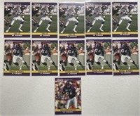11 NFL Sports Cards - 5 Lee/5 McDaniel +1