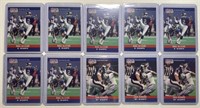 10 NFL Sports Cards - 1990 7 Allegre & 3 Howard