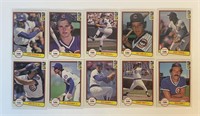 10 MLB Sports Cards - Griffin, Durham and others