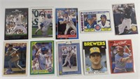 10 MLB Sports Cards - Dykstra and others