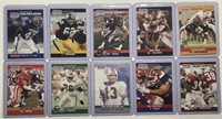 10 NFL Sports Cards - 1990 Millen, Marve & others