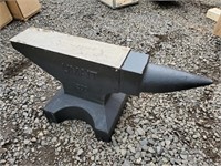 Unused 200lb Cast Steel Anvil
