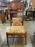 Antique Chair on Casters