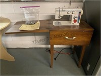 Necchi Sewing Machine w/Cabinet