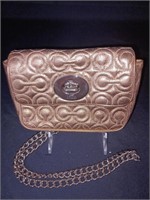 Coach Gold Leather Bag