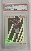 2018 Panini Absolute #CR Calvin Ridley PSA 10