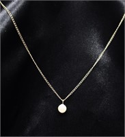 14K Gold Filled Pearl Necklace