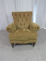 Vtg Rolling Accent Chair