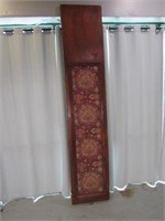 Vtg Wooden Decorative Panel
