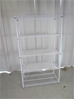 White 5 Shelf Rack