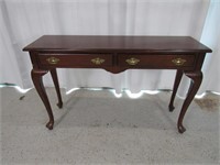 Wooden Two Drawer Entryway Table