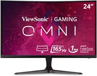 *ViewSonic Omni 24'' 1080p Curved Gaming Monitor