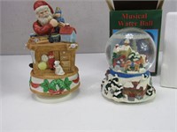 Christmas Musical Water Ball & Musical Santa