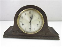 Vtg Wooden Mantle Clock by Smiths Enfield