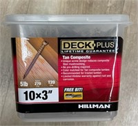Deck Screws 10x3 5lbs