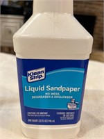 Liquid sandpaper