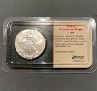 1999 Silver Eagle Fine Silver Uncirculated