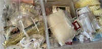 3 Lrg containers of wedding decorations