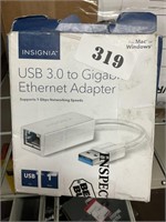 Insignia USB 3.0 to Gigabit Ethernet Adapter