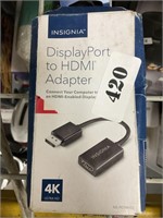 Insignia DisplayPort to HDMI Adapter