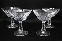4 WATERFORD KENMARE CHAMPAGNE COUPES