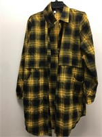 SIZE LARGE HOTOUCH WOMENS CHECKRED LONG SLEEVE