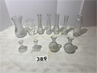 Clear Glass vases