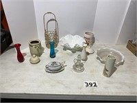 Vases- - small - candles - misc